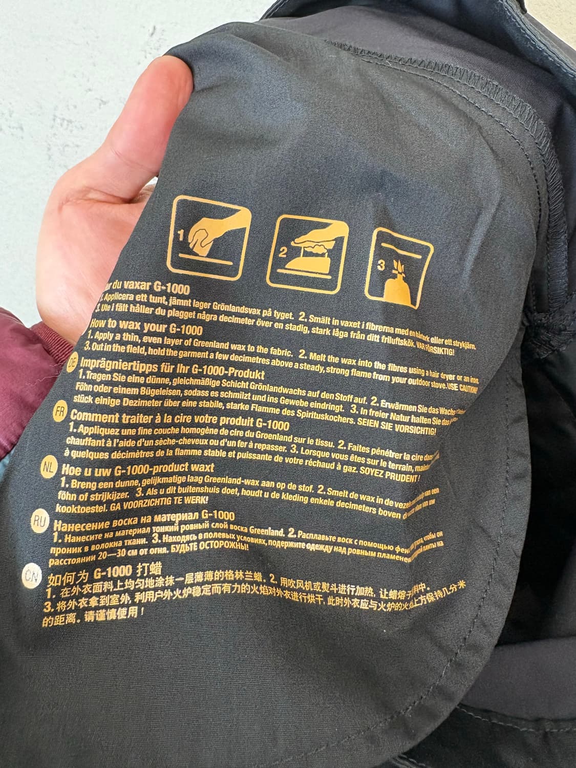 피엘라벤 G-1000 블랙 아웃도어팬츠 상품이미지9