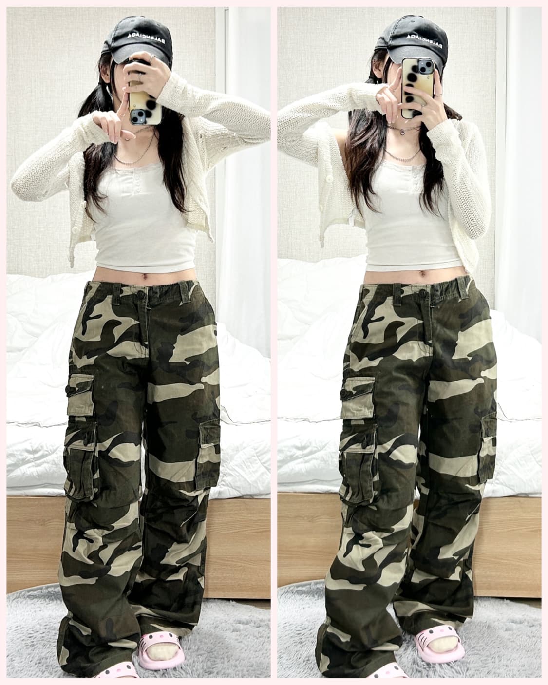 빈티지 카모플라쥬 카고팬츠 상품이미지2