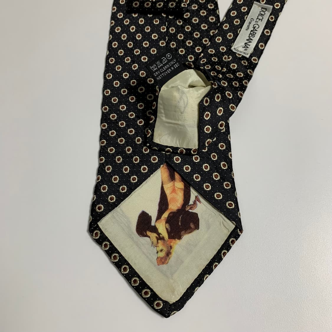 돌체앤가바나 명품 블랙 클래식넥타이 100실크 A등급 상품이미지6