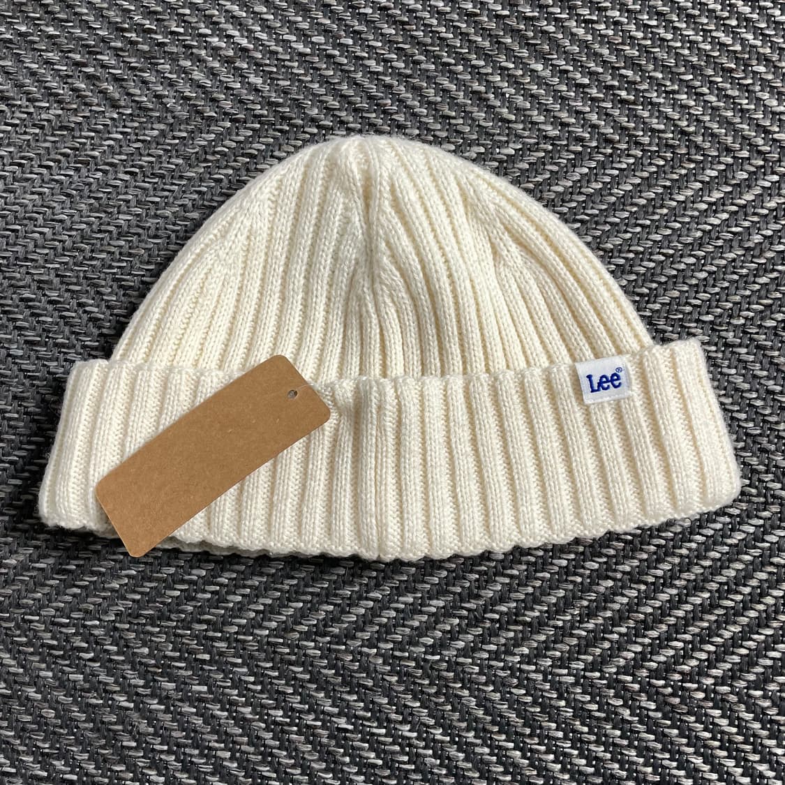 Lee 자수 로고 크림 니트 비니o 4461 상품이미지2