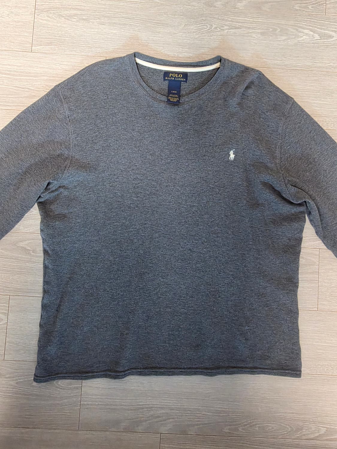 폴로 Cotten Standard Fit 니트 Dark Grey L/G
 상품이미지2