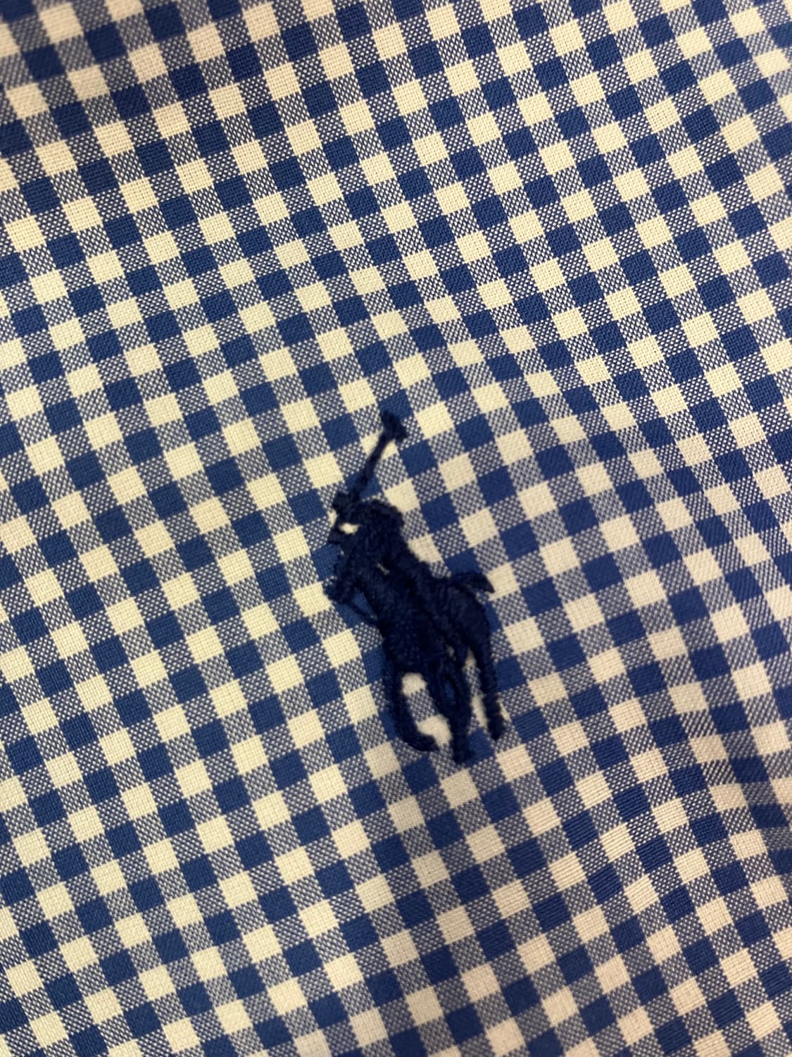 폴로 랄프로렌 체크 셔츠 블루 #csz1894  상품이미지4