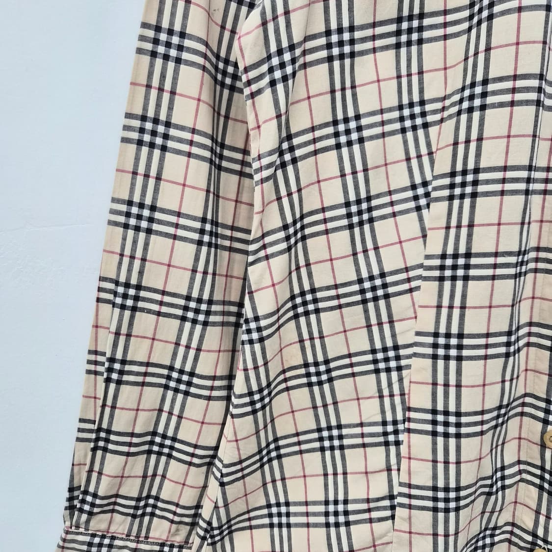 버버리 체크 셔츠 여성 XS 상품이미지5