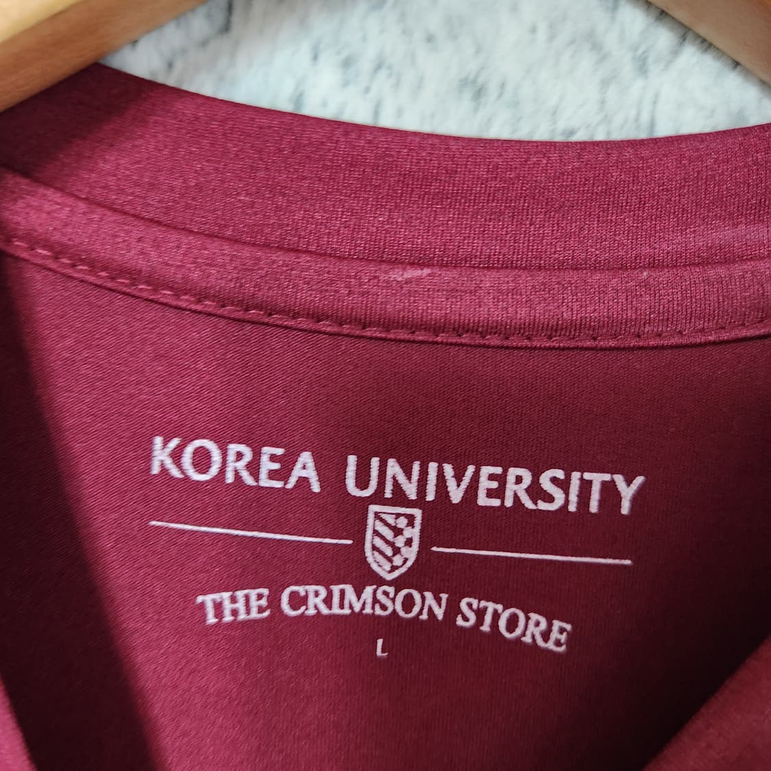 G869 [L] 고려대학교 오피셜 반팔 티셔츠
 상품이미지3