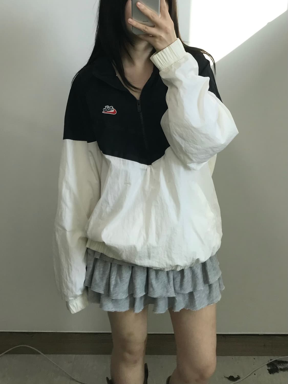 나이키 배색 아노락 상품이미지1
