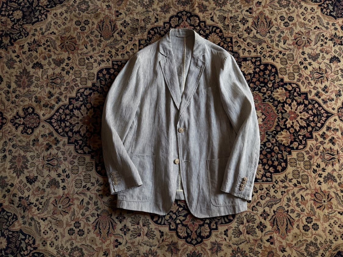 아르마니 꼴레지오니 리넨 테일러드 자켓 105 상품이미지1