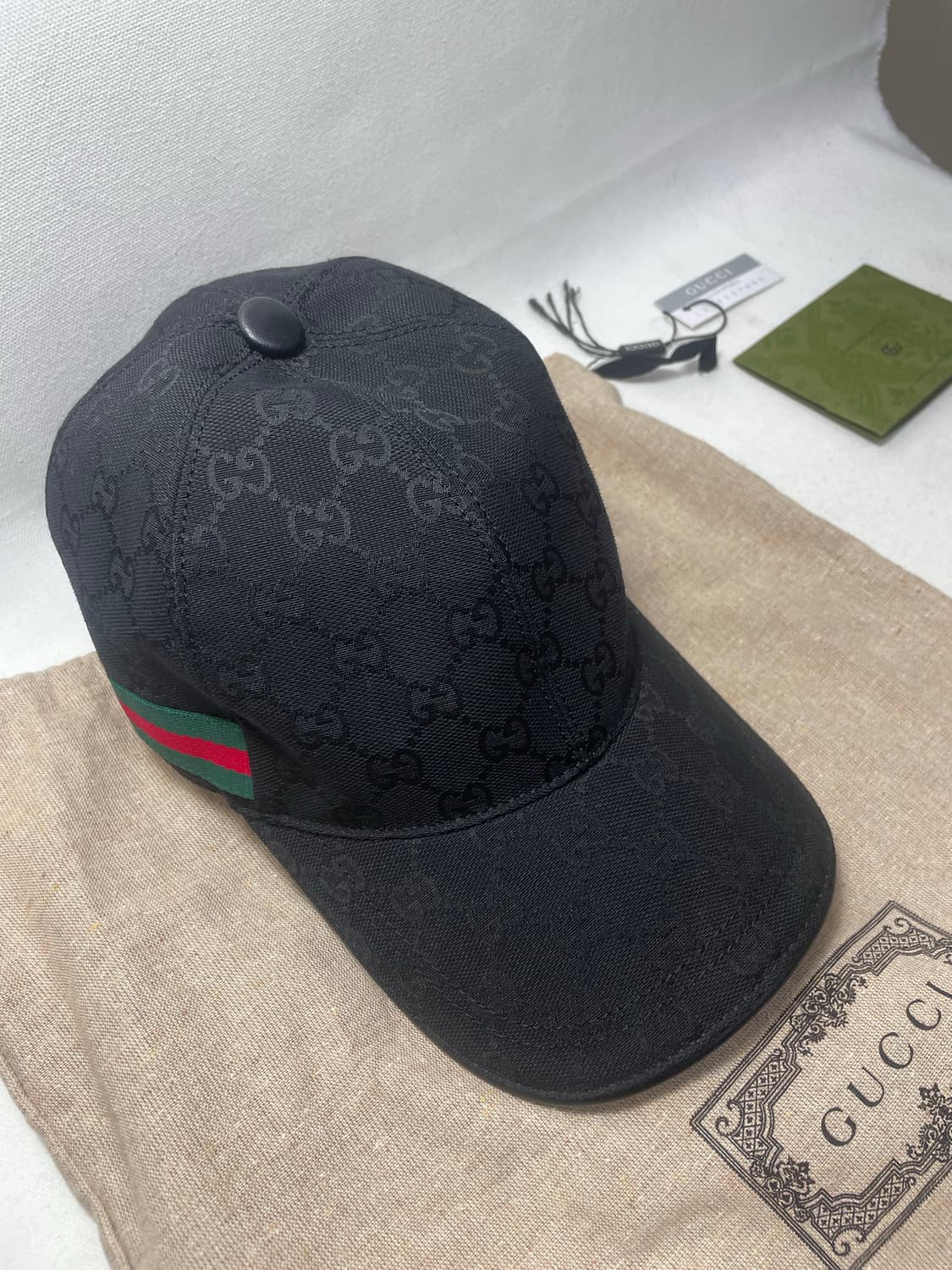 구찌 웹 GG 모자 볼캡 상품이미지2