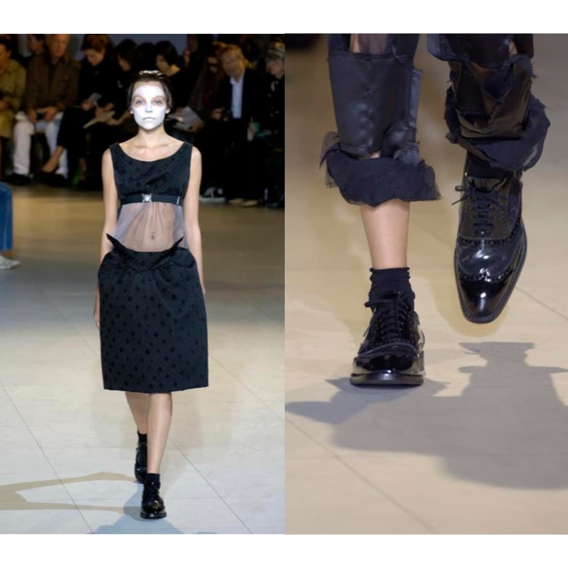 꼼데가르송 pvc 에나멜 윙팁 2007SS 상품이미지10