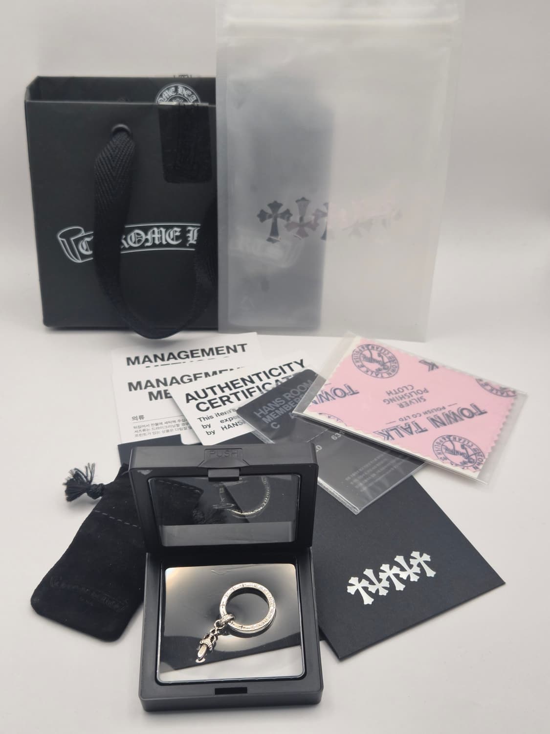 크롬하츠 정품 베이비 대거링 US12(kr26-7호) 풀구성 판매 상품이미지1