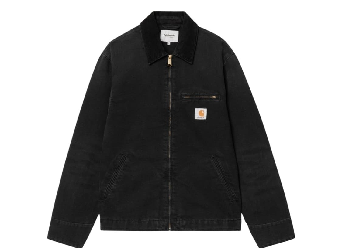 [S] 칼하트 WIP 디어본 스톤 캔버스 디트로이트 블랙 상품이미지1