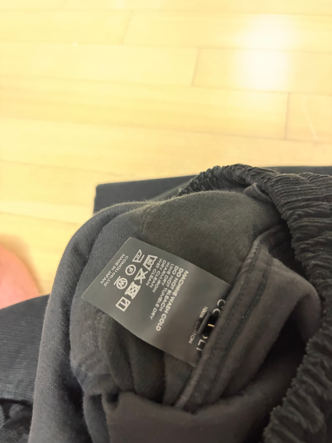 코모리 26ss 코듀로리 드로잉 스트링 1사이즈 상품이미지4