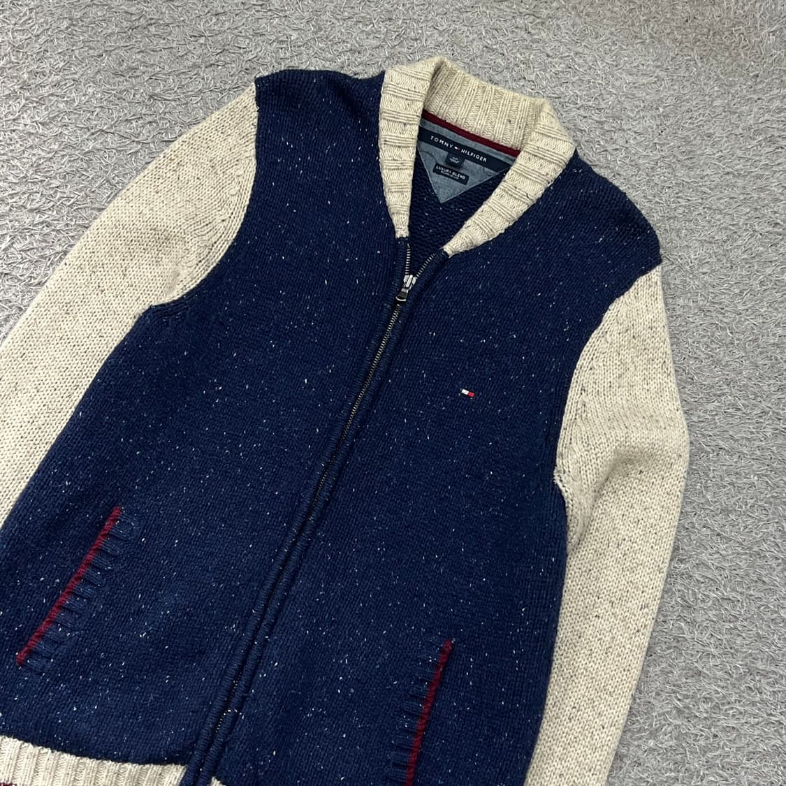[95] 타미힐피거 니트집업 상품이미지1