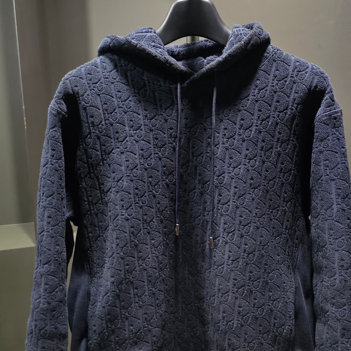 디올 오블리크 테리코튼 후드 티셔츠 상품이미지3