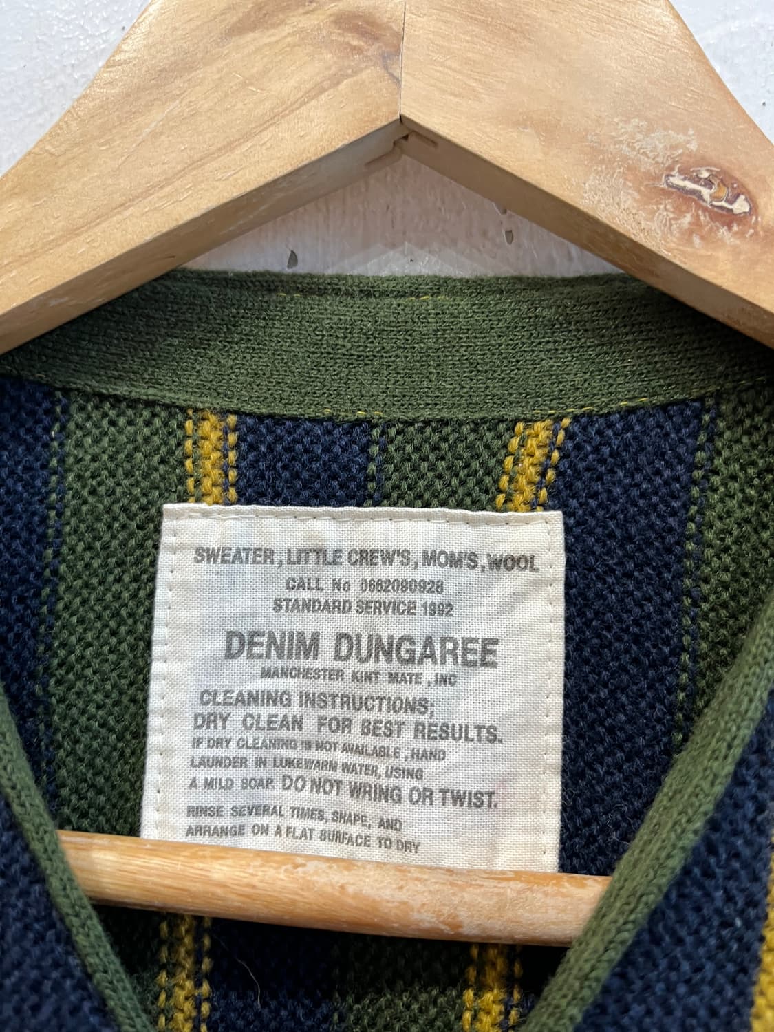 DENIM & DUNGAREE 펑크 스타 가디건 Made in JAPAN 상품이미지5