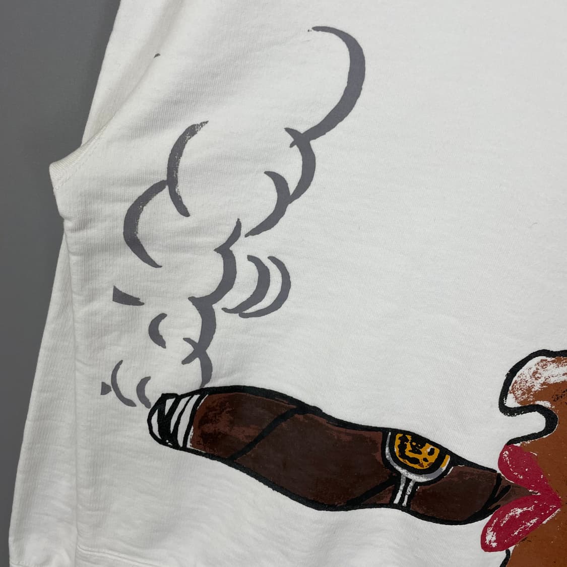 2003년도 꼼데가르송 쿠바 시가 스웻셔츠 맨투맨티셔츠 상품이미지2