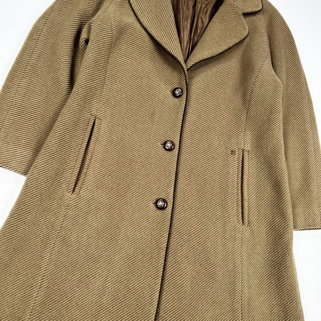 닥스 클래식 베이지 우먼 롱코트 자켓 (L 여성추천) 상품이미지3
