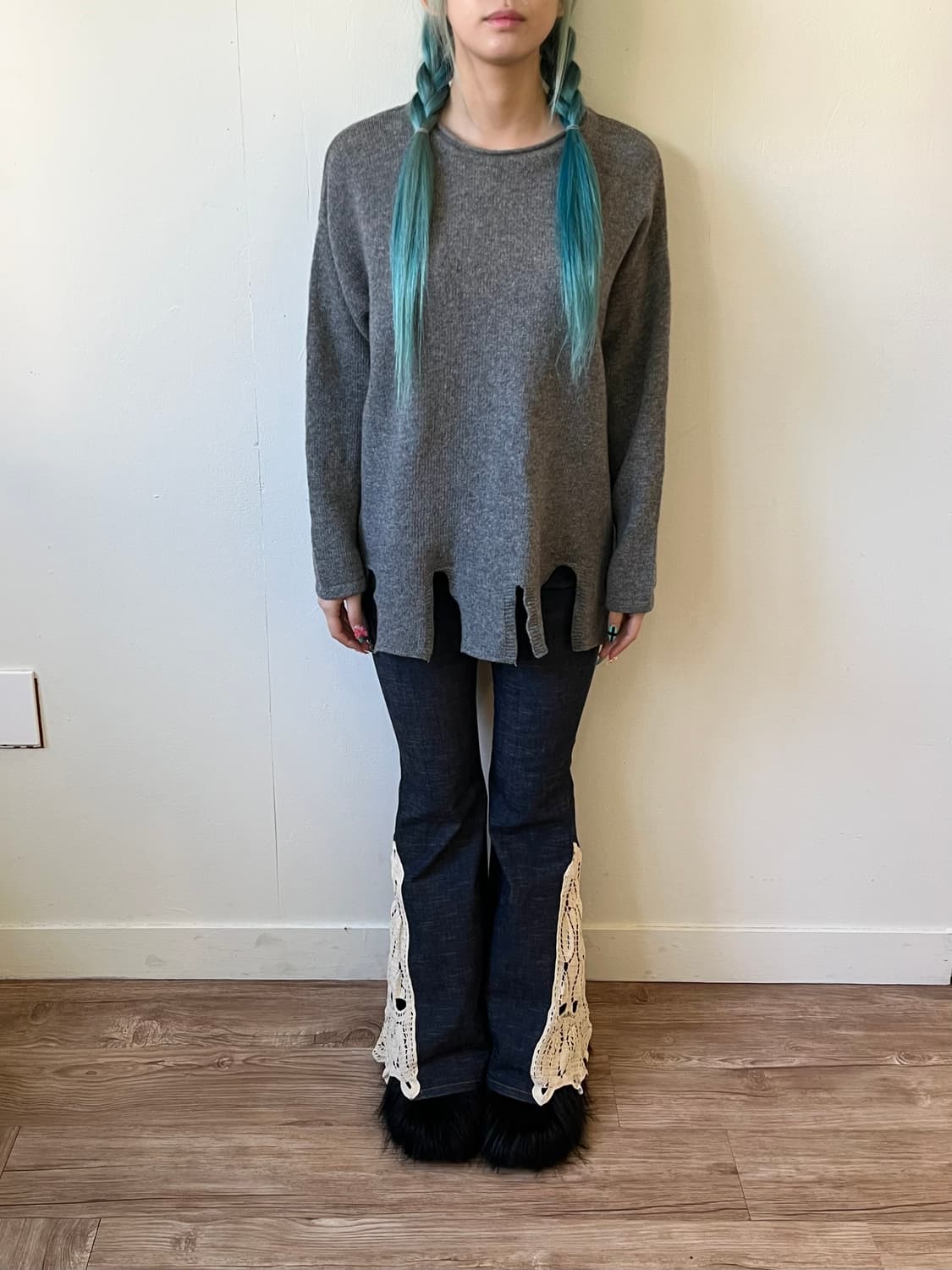 benetton 레이어드 스웨터 상품이미지5