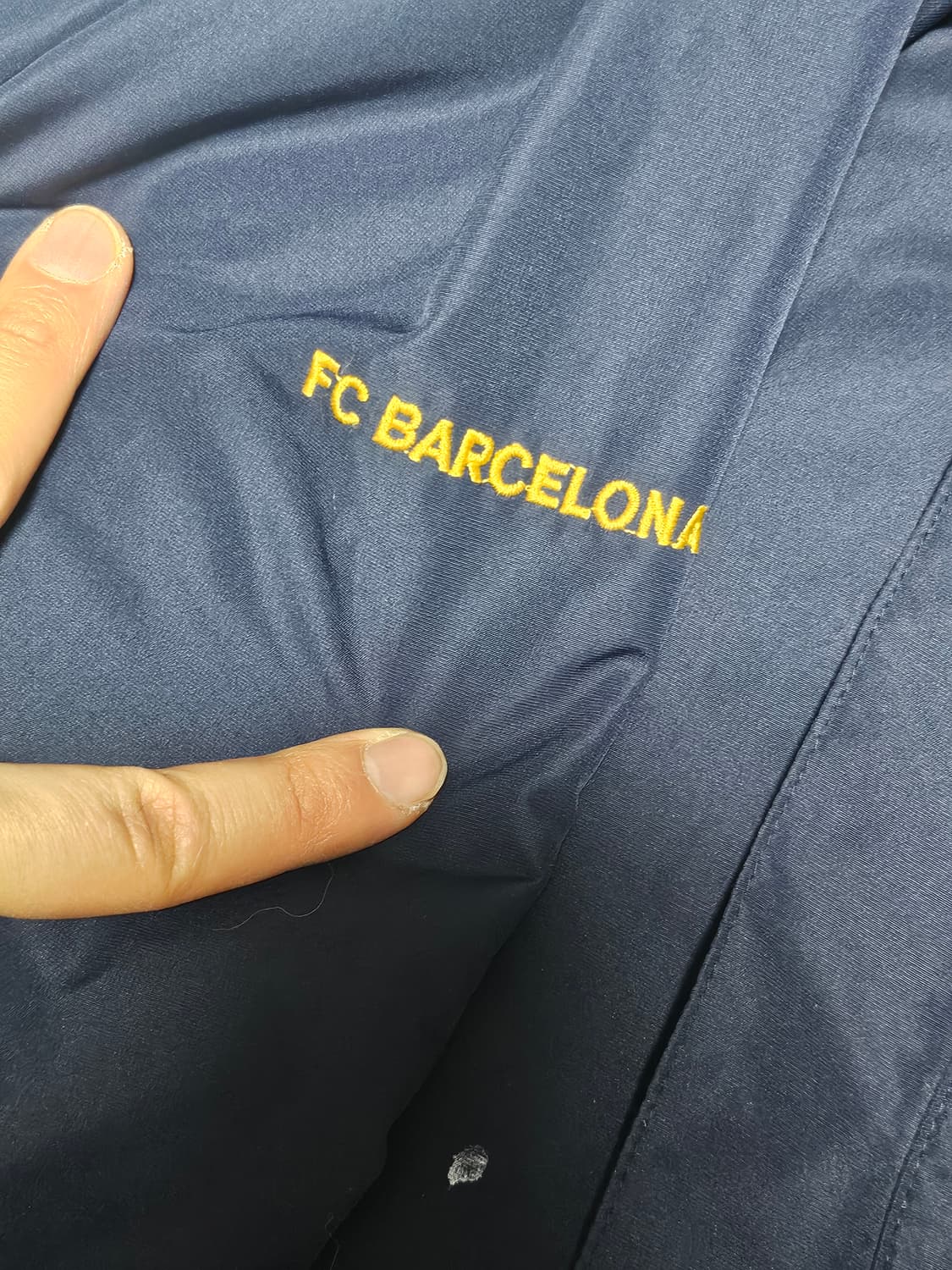 00s 나이키 바르셀로나 후드 집업 네이비 L 상품이미지4