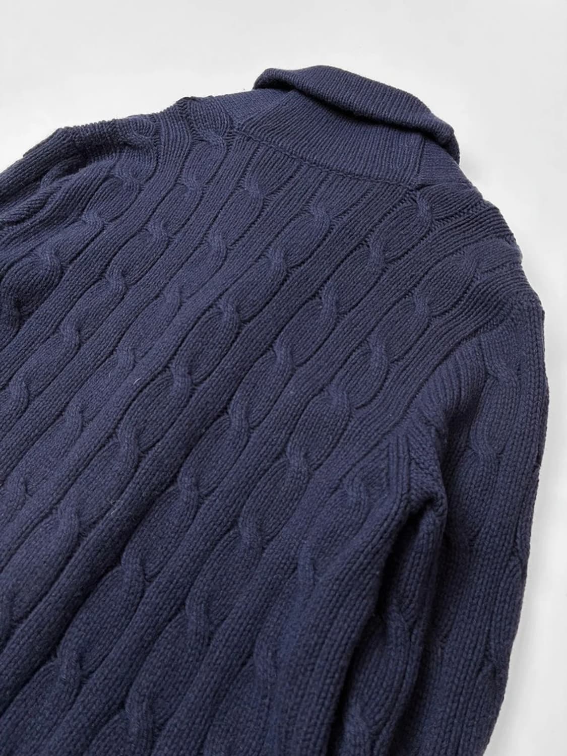 폴로 랄프로렌 100% 울 케이블 숄카라 니트 가디건 PN5117 상품이미지5