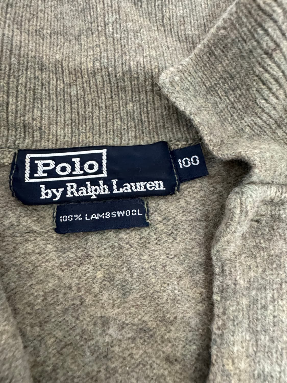 폴로 랄프로렌 램스울 하프 니트 상품이미지3