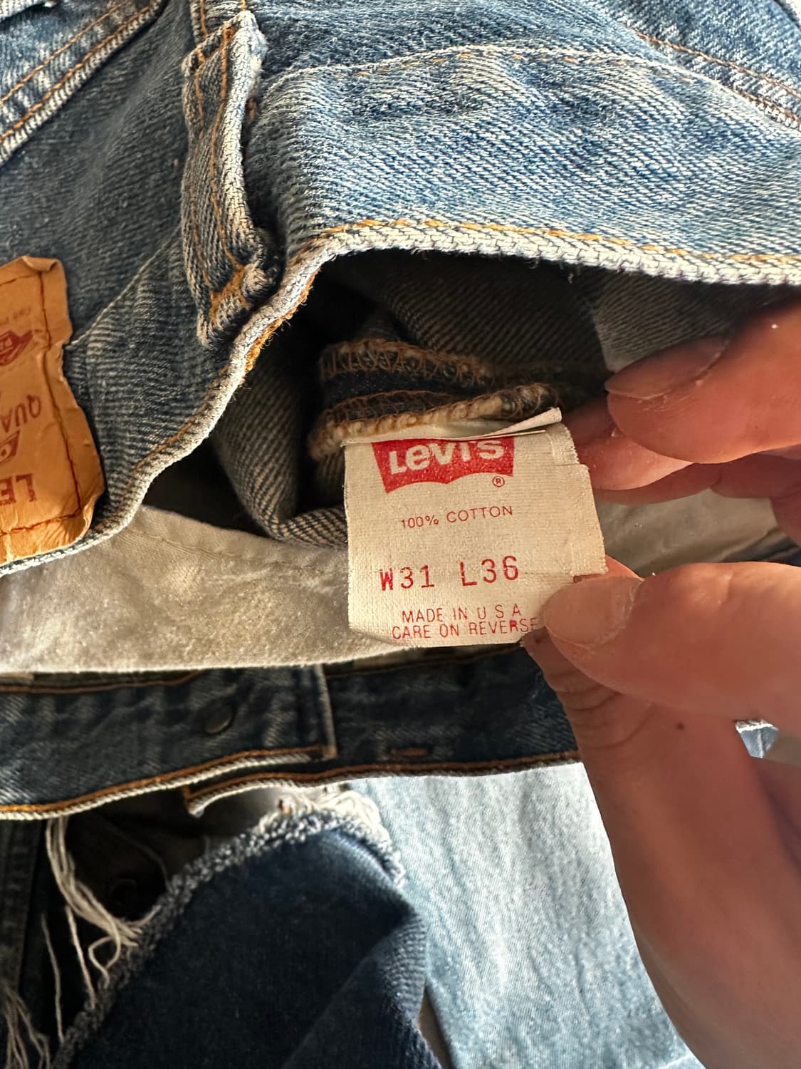 90s Levis 리바이스 501 Made in USA w28 상품이미지5