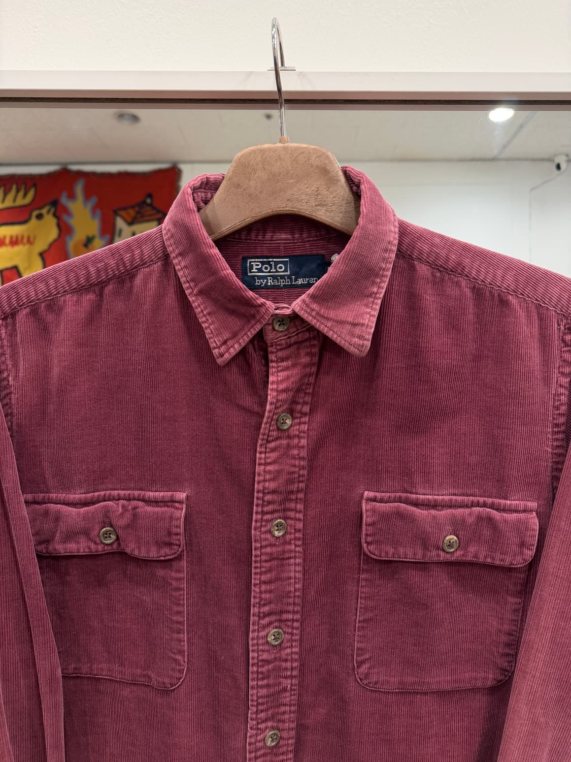 90s Polo ralph lauren 폴로 랄프로렌 코듀로이 셔츠 상품이미지2