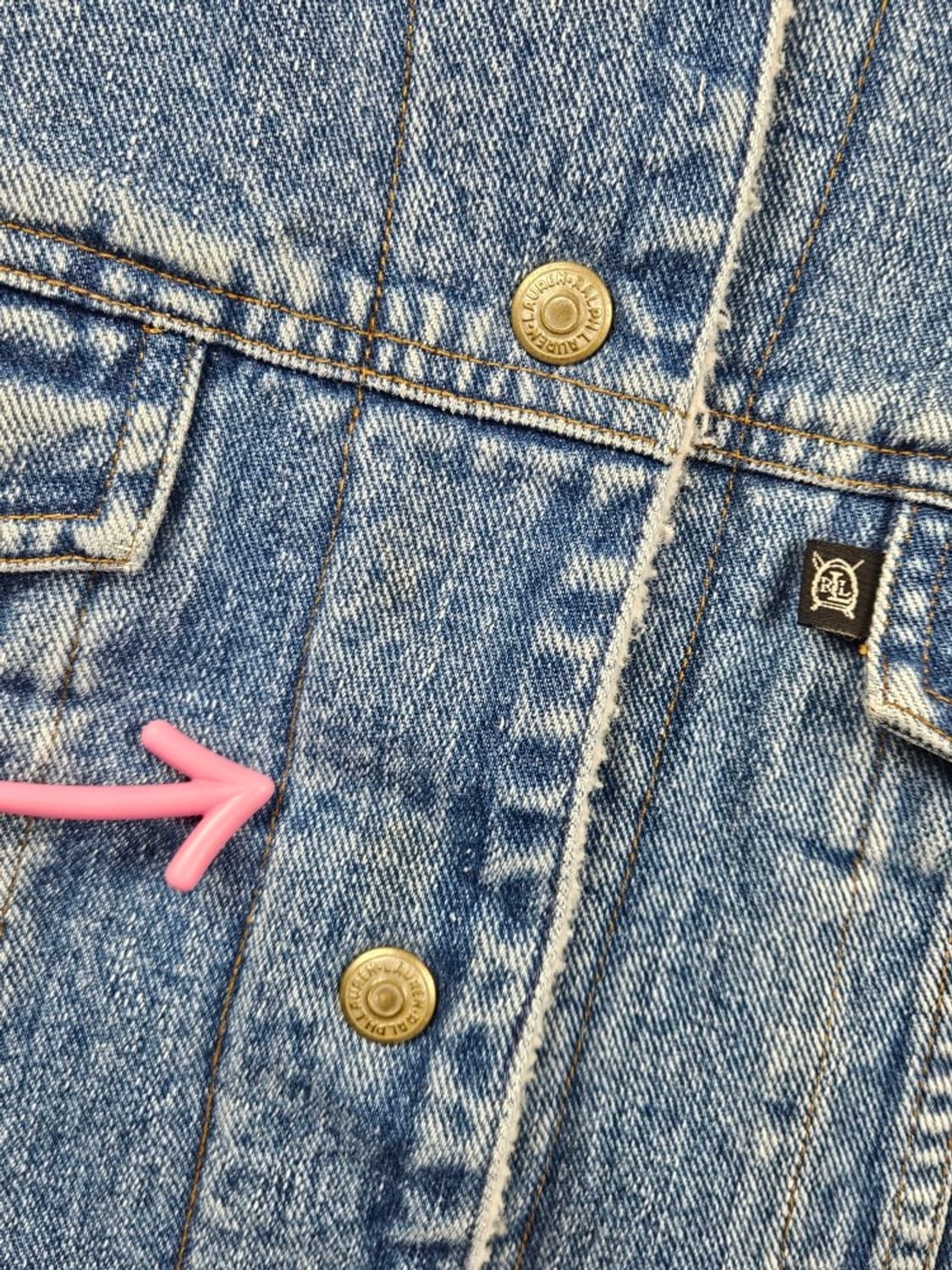 로렌랄프로렌 쉐르파 라이닝 데님 트러커 자켓 ( L ) / 11090 상품이미지7