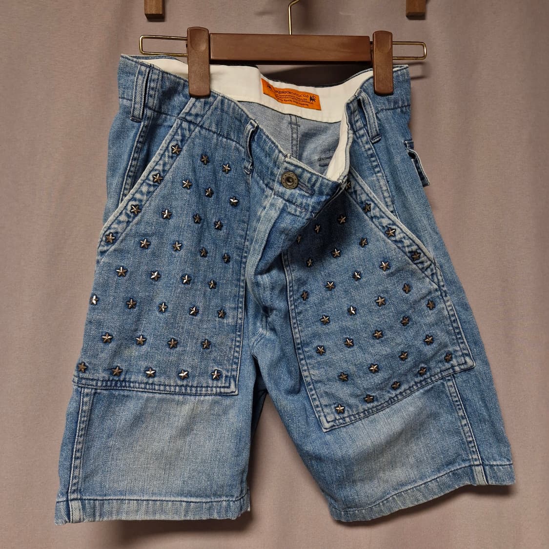 사스콰치 패브릭스 스터드 데님 쇼츠 상품이미지2