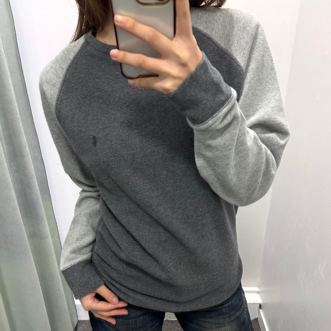 폴로 차콜그레이 니트 상품이미지2