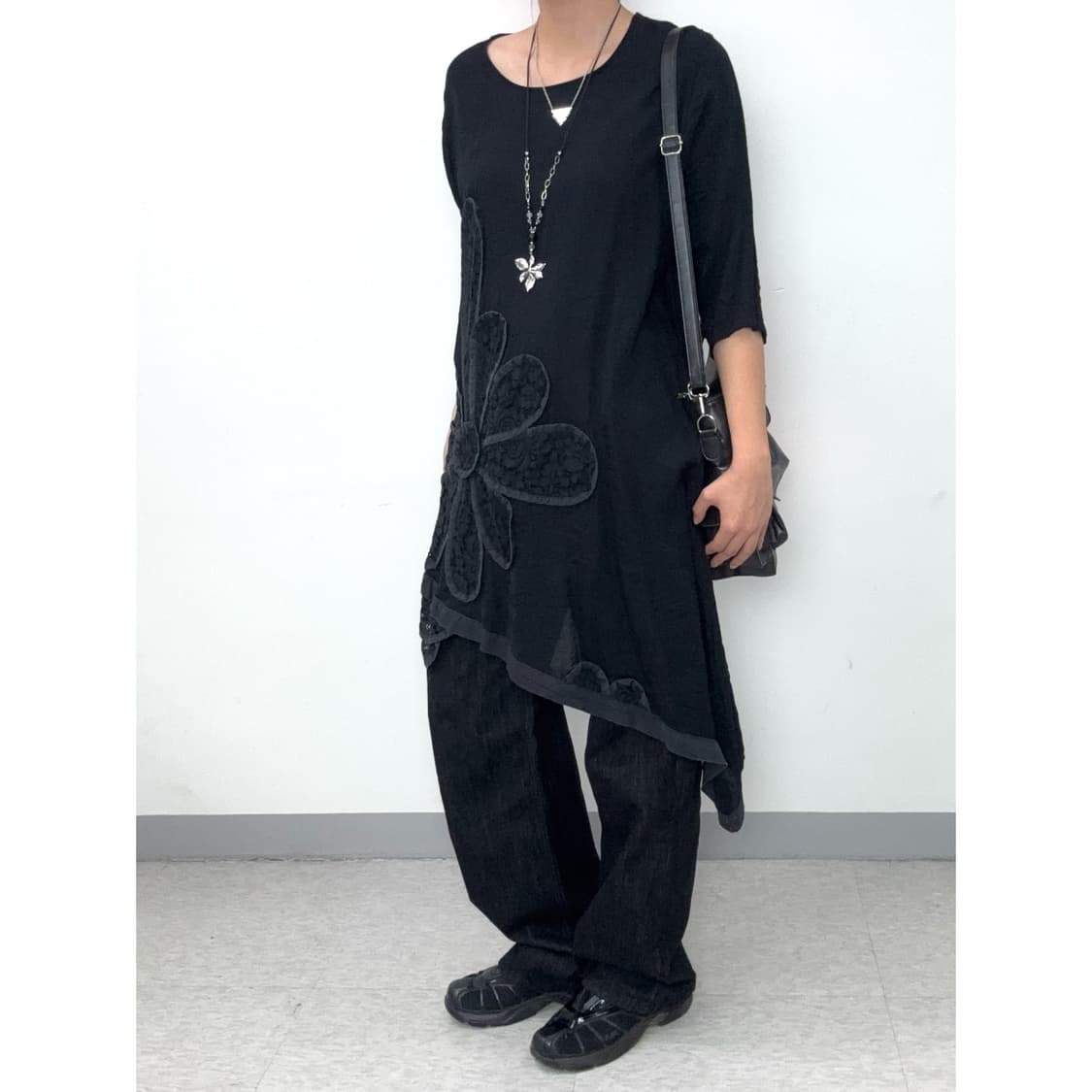 빈티지 블랙 에스닉 원피스 상품이미지3