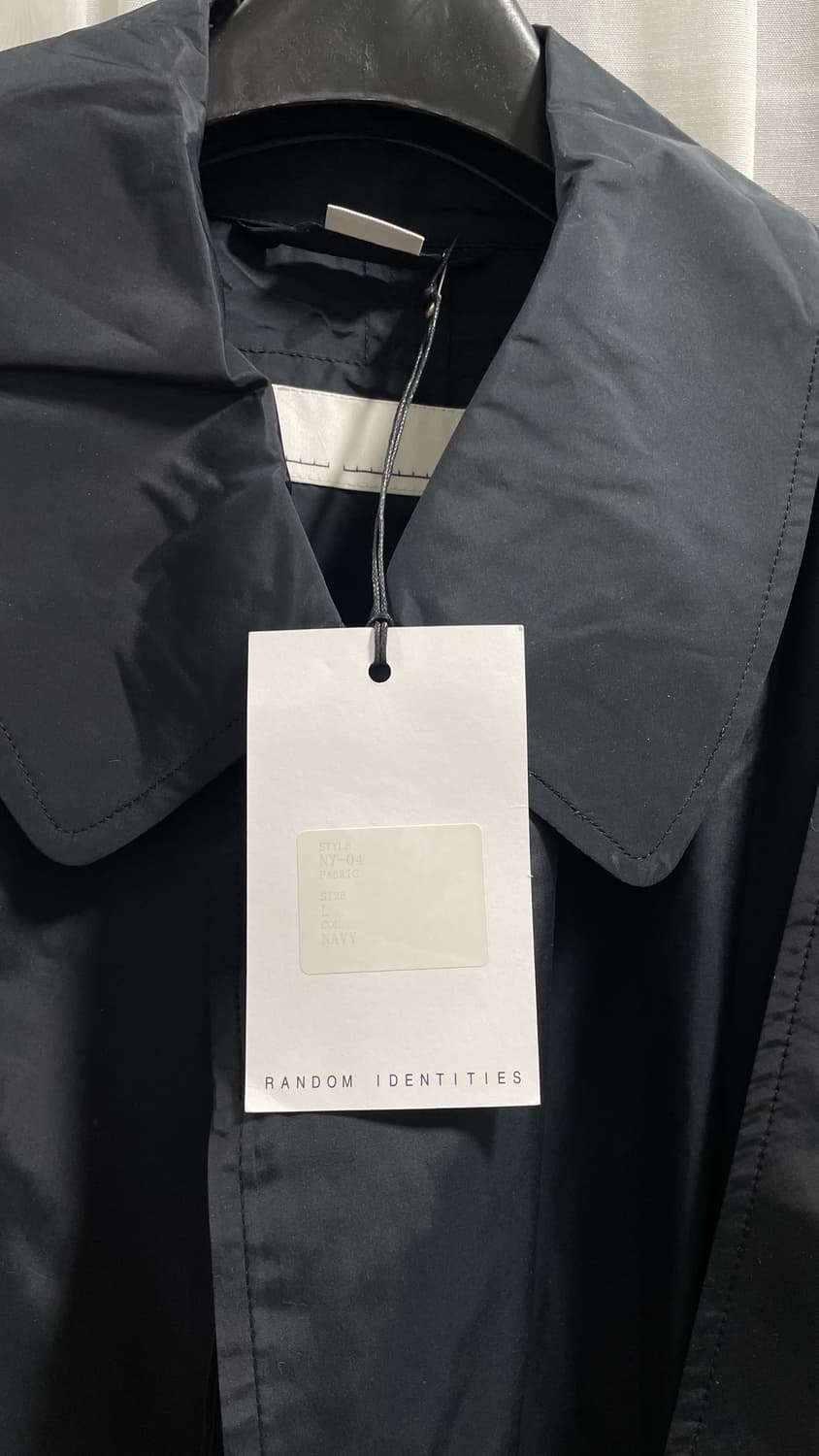 랜덤아이덴티티/ 시그니쳐 비대칭 레인 코트/ L 상품이미지7