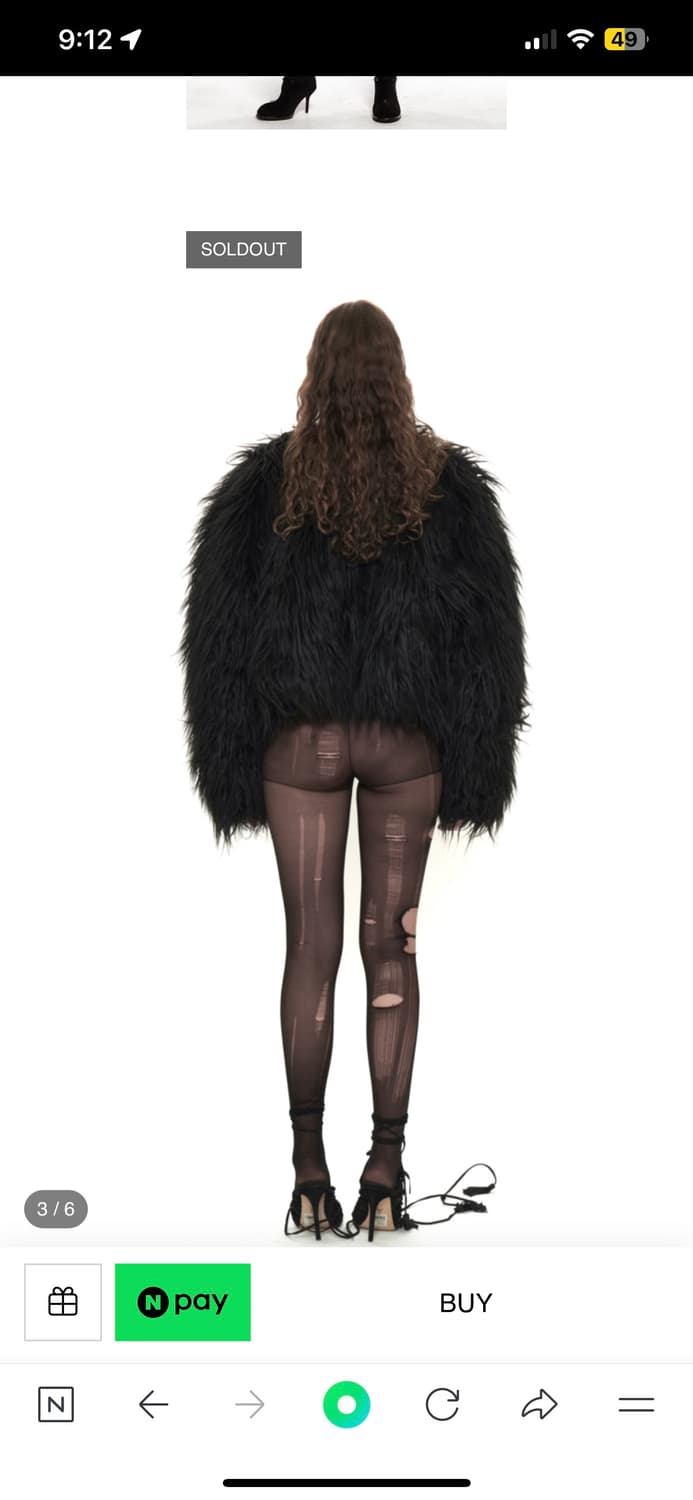 604서비스 FUR JACKET WITH ARMY PATCH 퍼자켓 상품이미지4