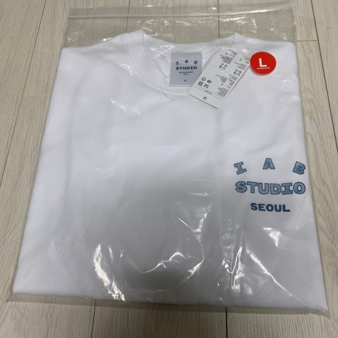 아이앱 서울 반팔 화이트 L 상품이미지1