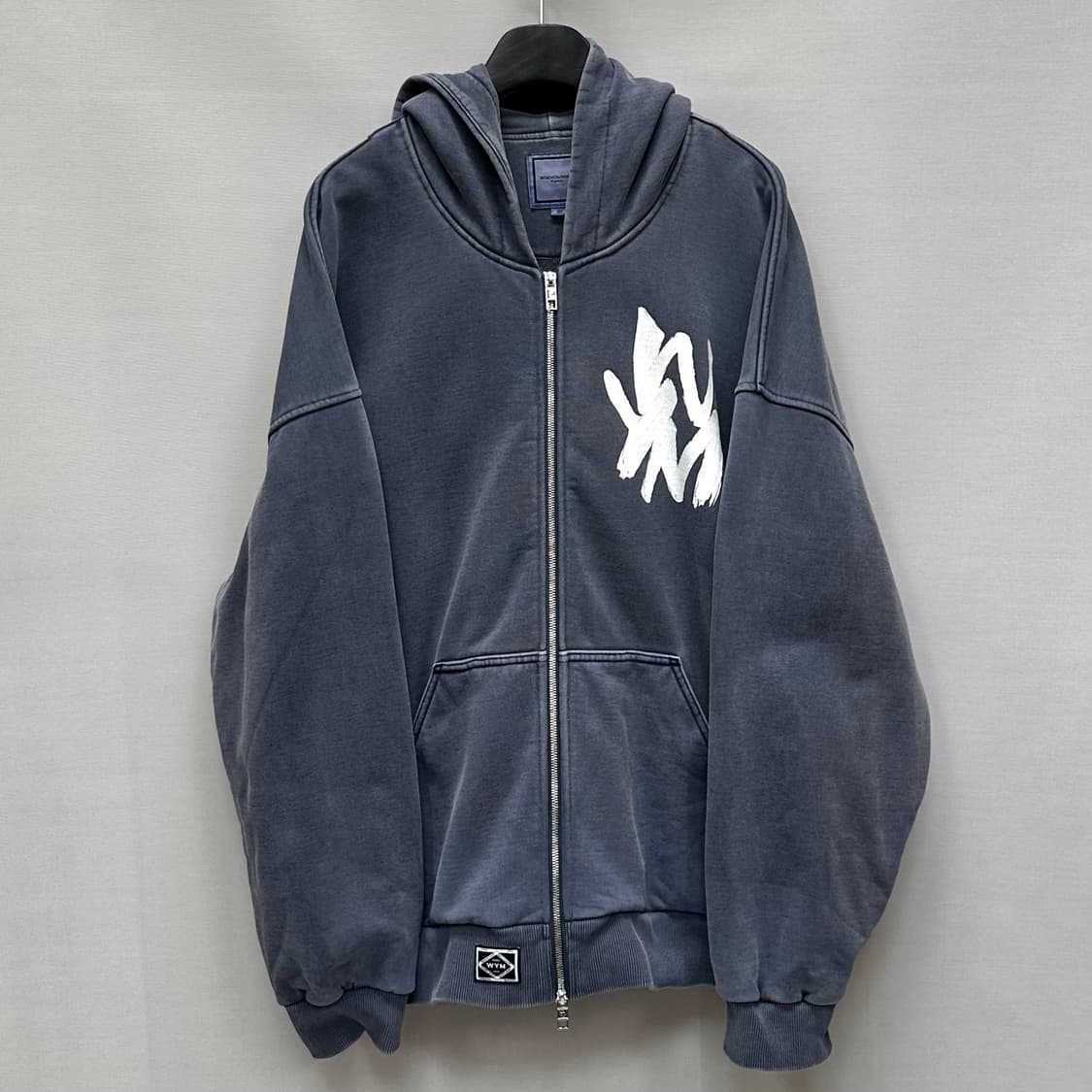 우영미 페인티드 로고 다잉 후드 집업 ( 110~115 ) 상품이미지3