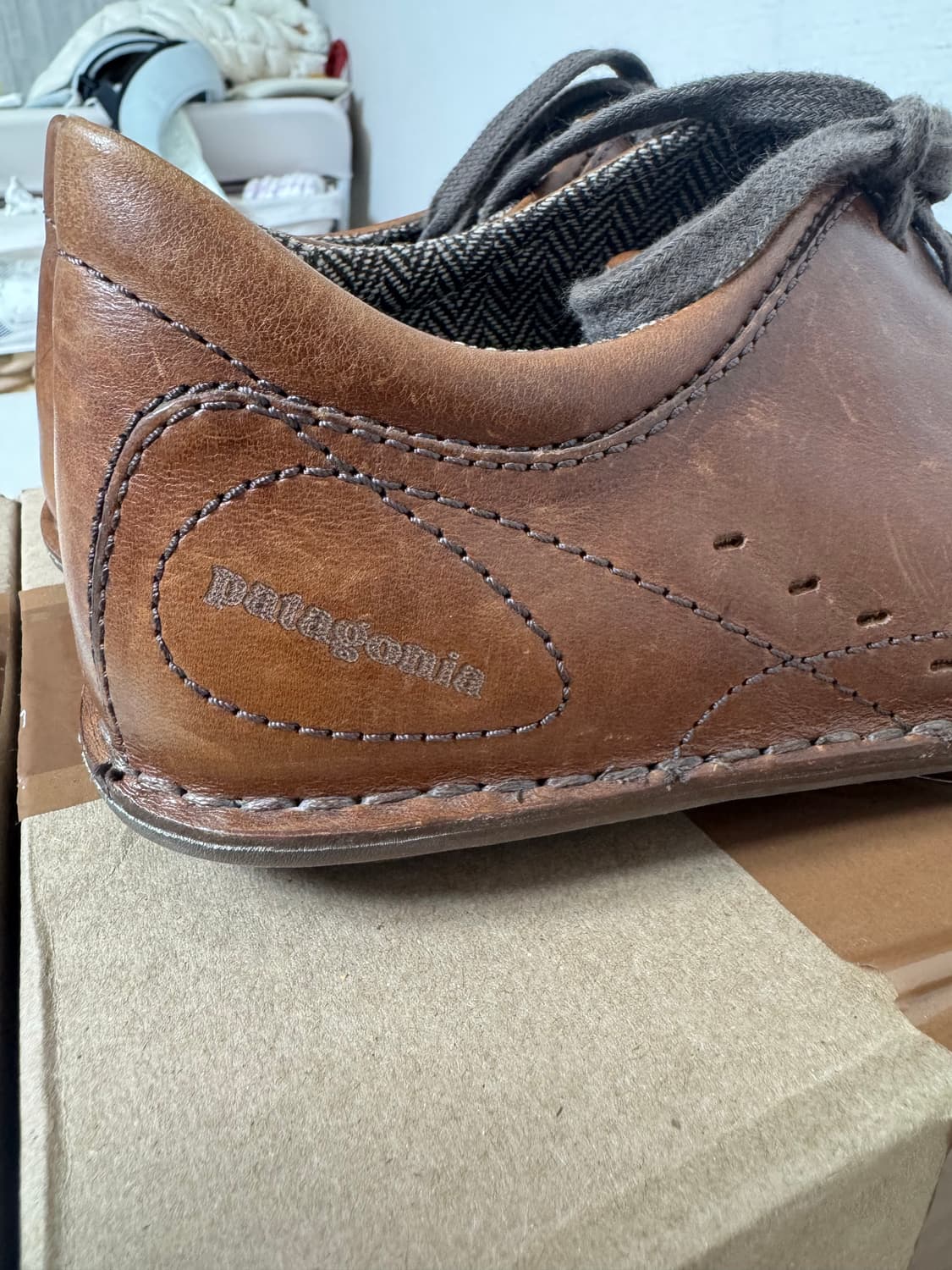 Patagonia Loulu Walnut leather shoes 상품이미지8