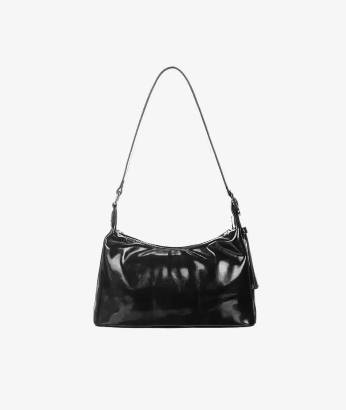 레더리 퓨즈 글로시 컴팩트 숄더백 [BLACK] 상품이미지1