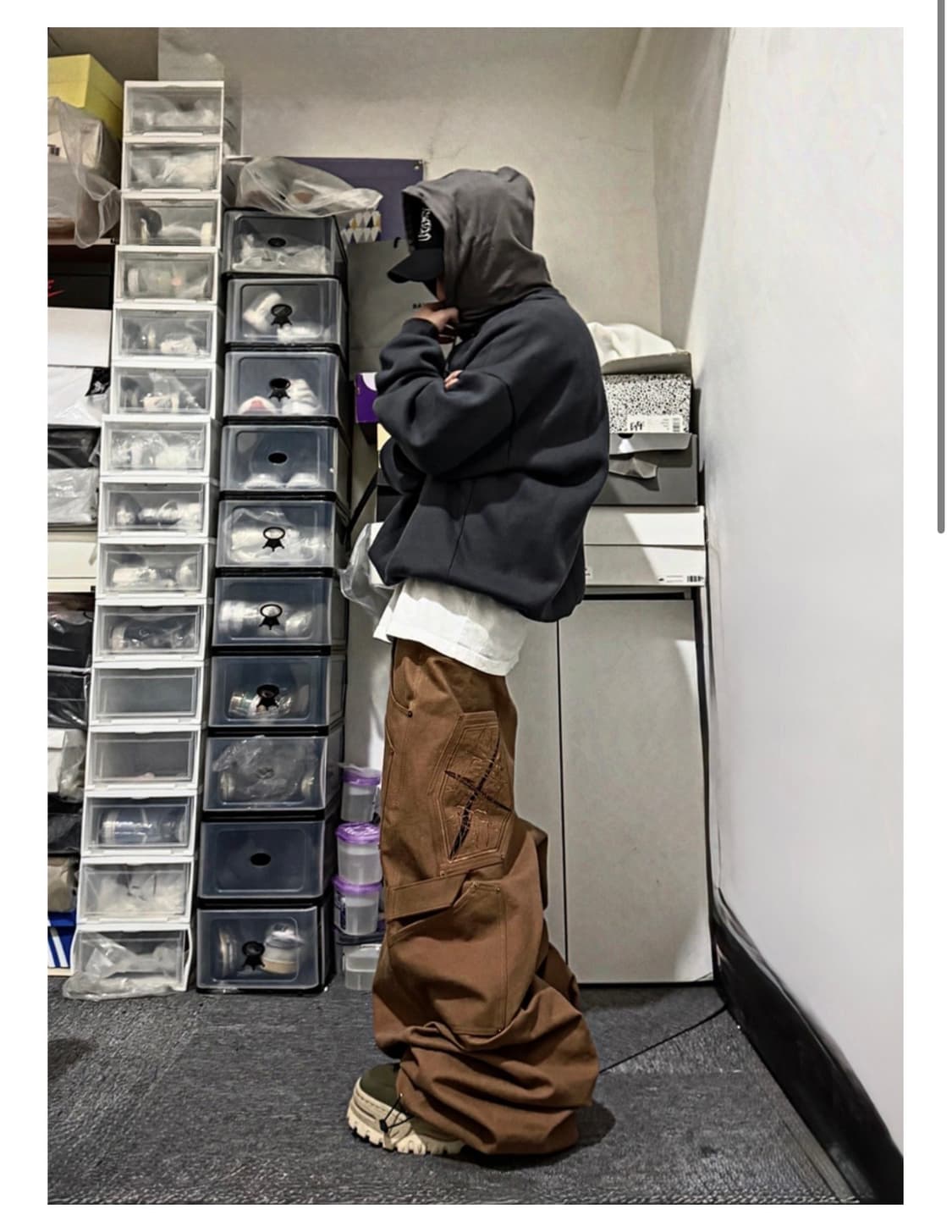 Kagru 카그루 빈티지 워싱 와이드 팬츠 상품이미지3