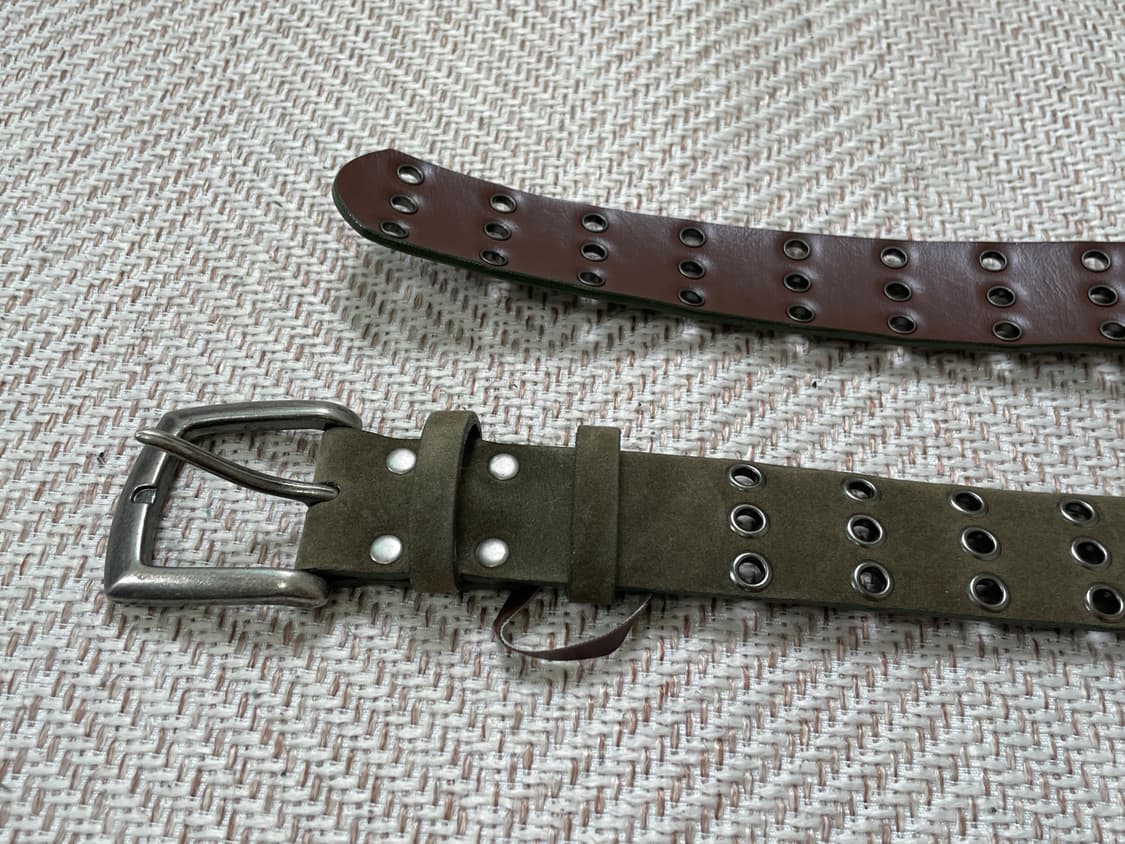 빈티지 아일렛 스웨이드 레더 벨트 상품이미지4