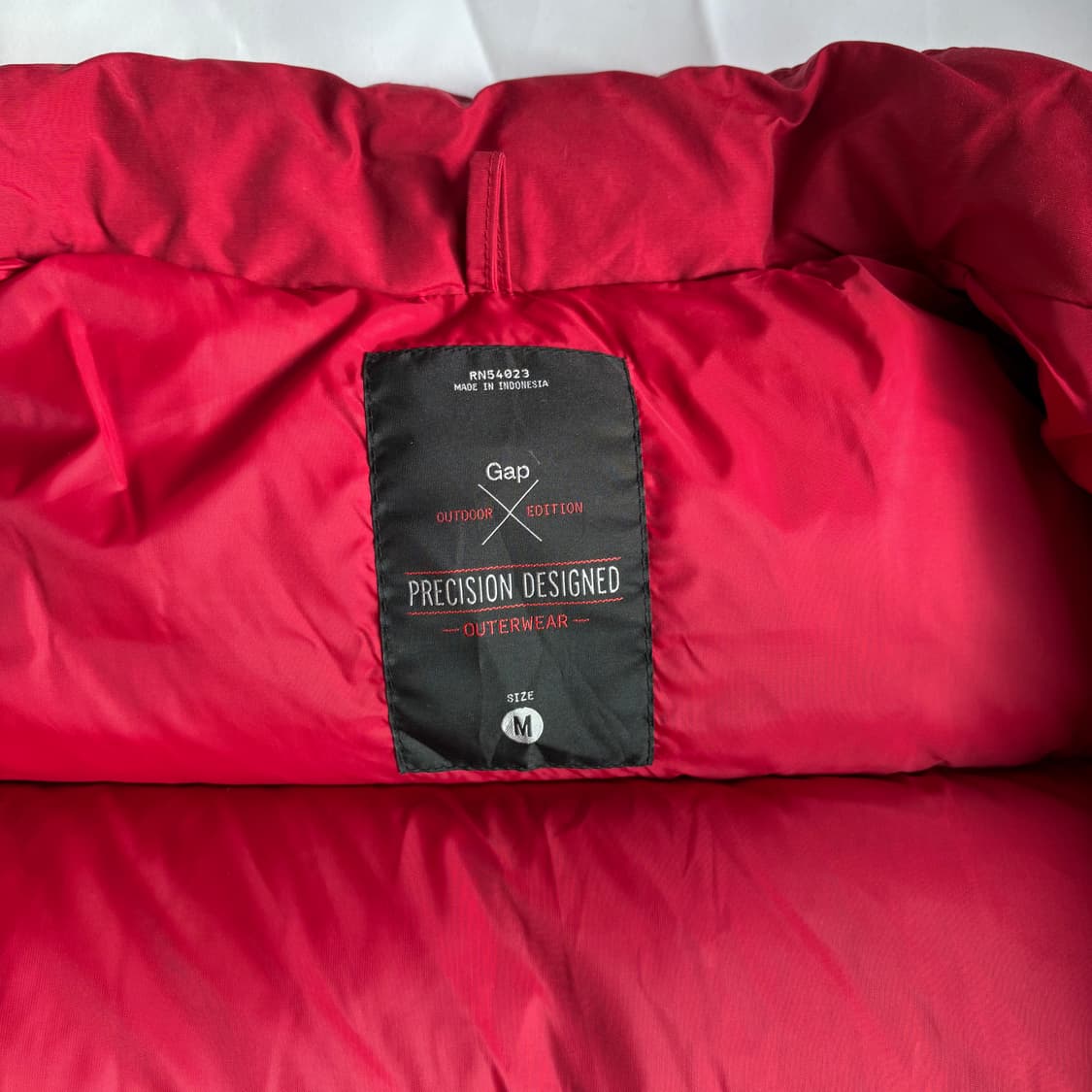 GAP 갭 패딩 베스트 레드 상품이미지6