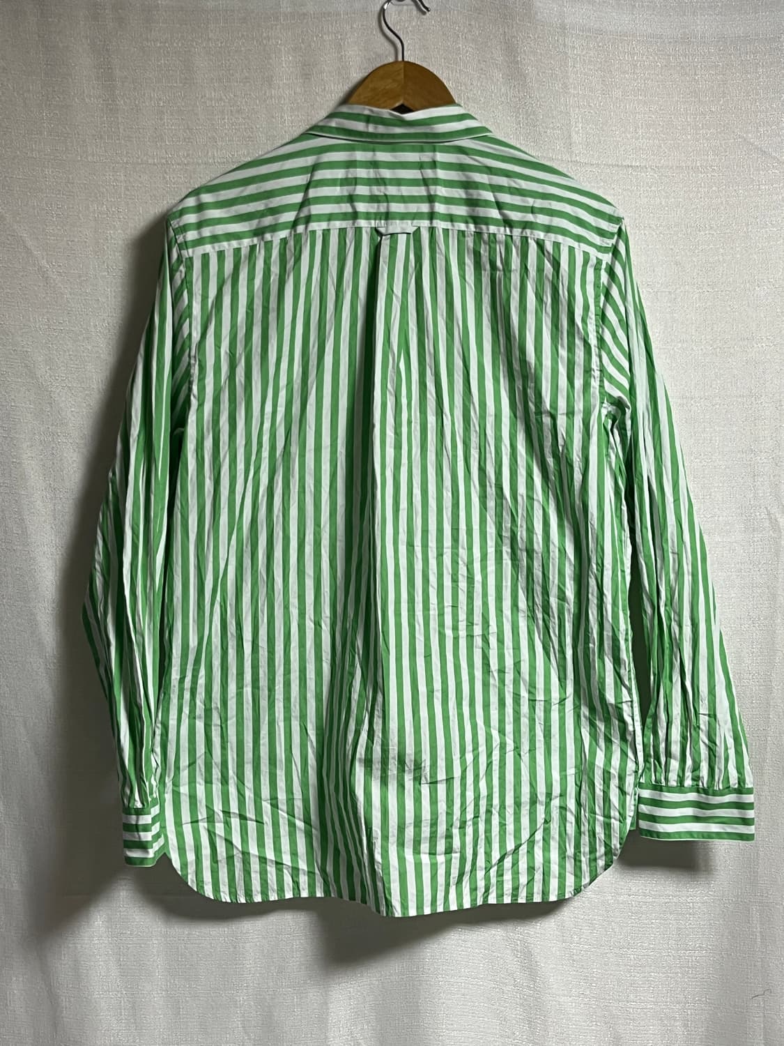 새상품 공용 라코스테 레귤러핏 스트라이프 셔츠 남방 L 상품이미지5