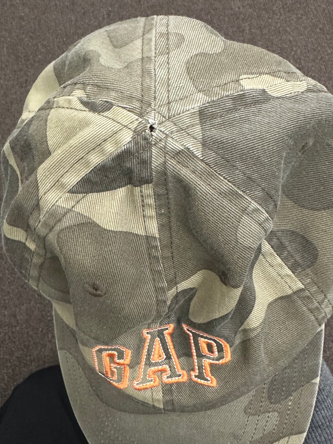 GAP vintage 카모 볼캡 (이염) 상품이미지4