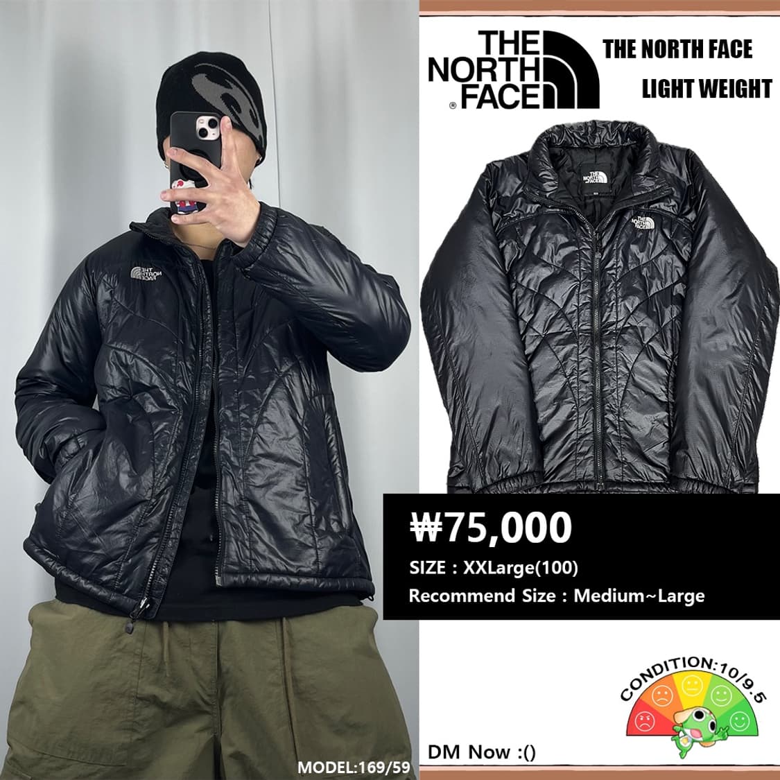 <노스페이스 경량패딩 다운자켓> No.613 상품이미지1