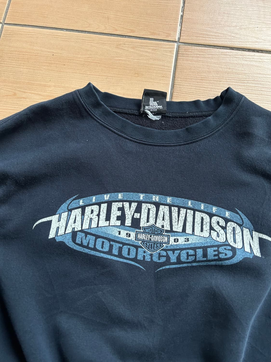 00‘s 할리데이비슨 스웻셔츠XXL 상품이미지2