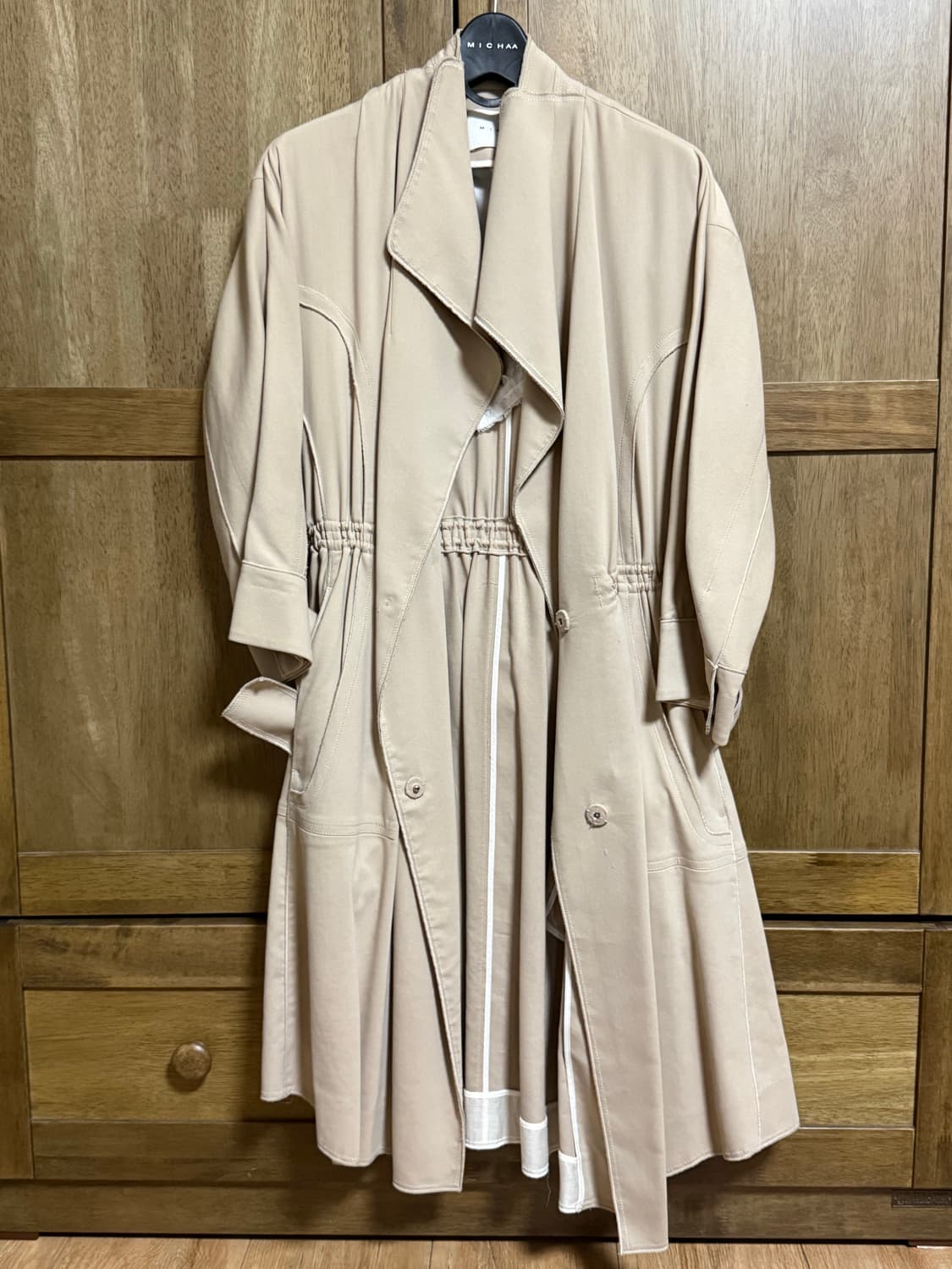 MICHAA  design trench coat 상품이미지1