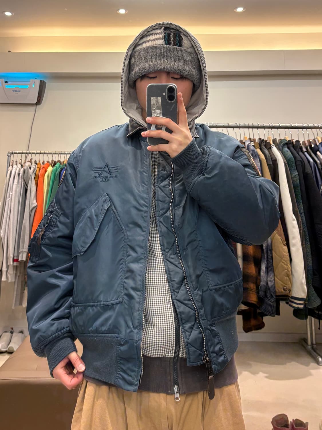 알파인더스트리 CWU-45/P ma-1 항공자켓 상품이미지9