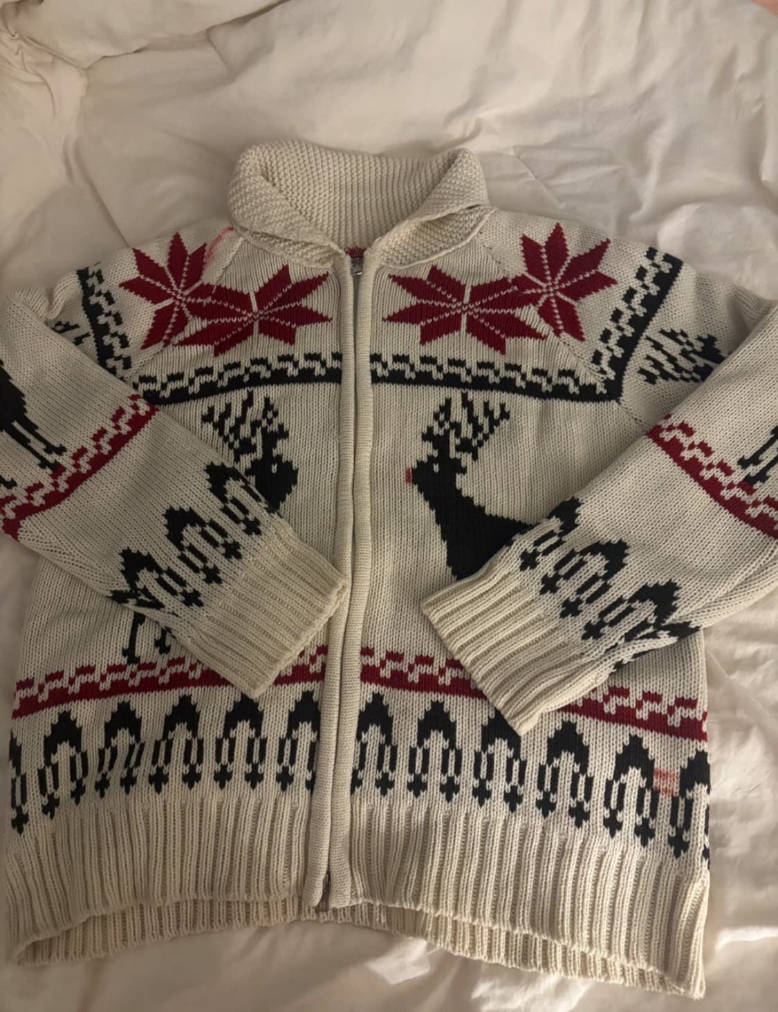 일본 빈티지 노르딕 코위찬 상품이미지1