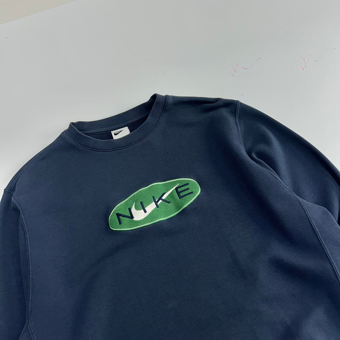 Nike 나이키 그린 로고 네이비 맨투맨  상품이미지4