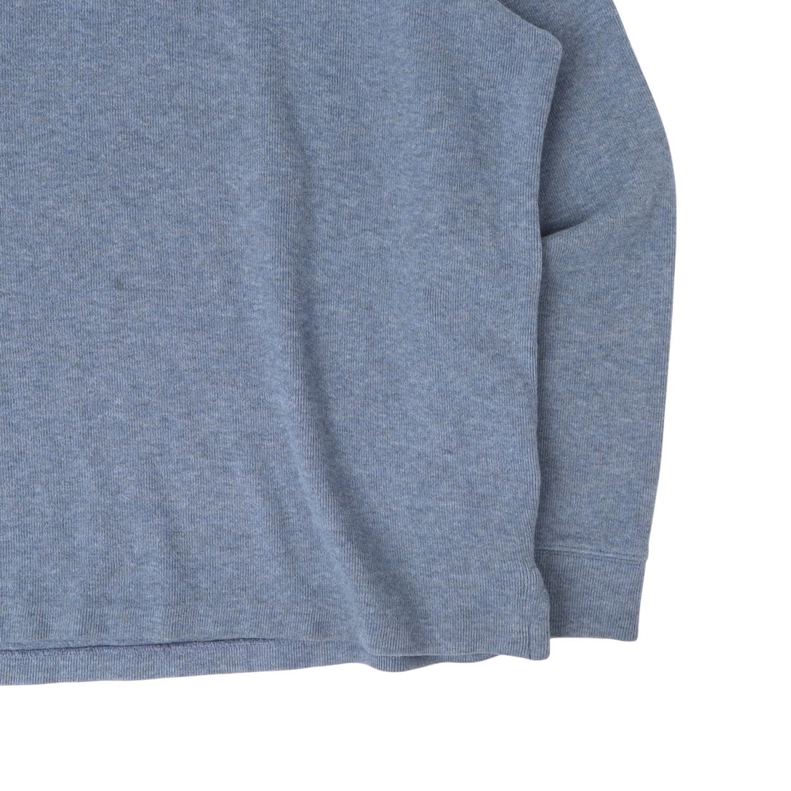 폴로 랄프로렌 블루 하프집 코튼 니트 상품이미지4