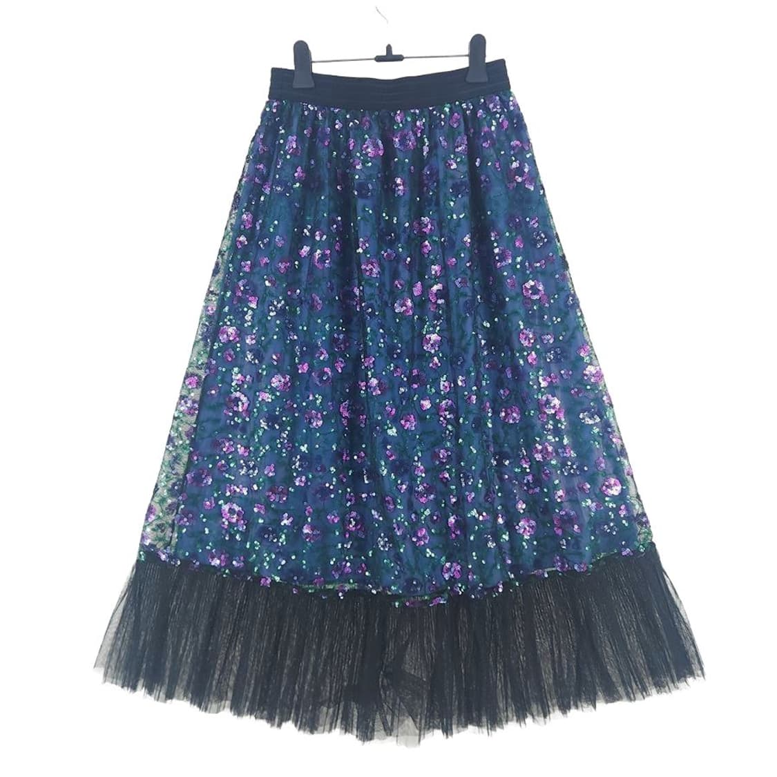 [여61]오즈세컨 스팽글 밴딩 샤 스커트[Y62-137] 상품이미지7