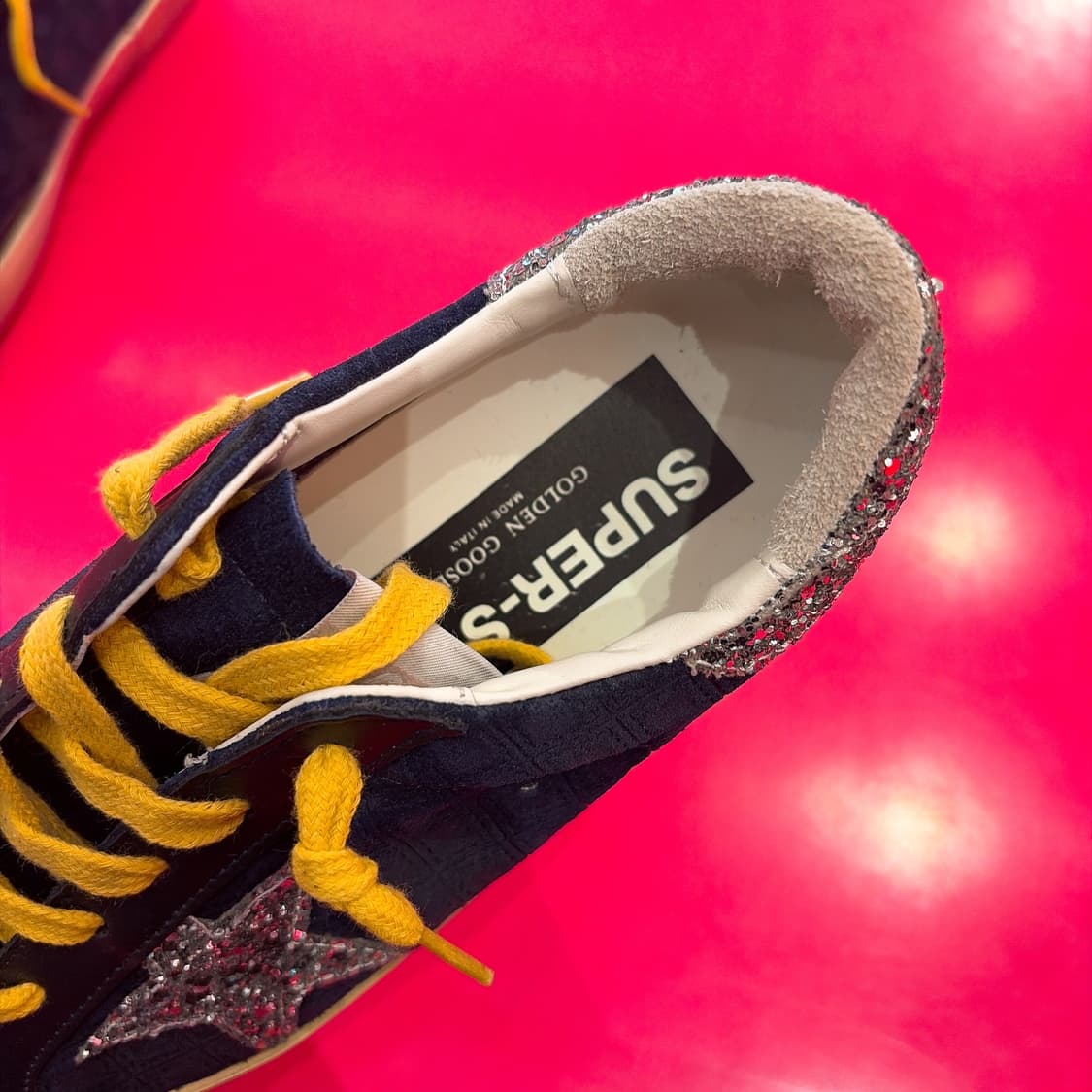 (정품/새상품) 골든구스 여성 슈퍼스타 실버 글리터 스니커즈 상품이미지3